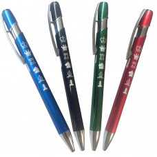 Długopis - metalowa obudowa - 4 kolory (A-77)