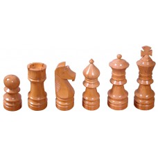 Puchary drewniane - Komplet białe figury (A-8/kplb)