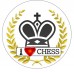 Przypinka "I LOVE CHESS" - Figury (A-85)