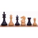 Figury szachowe Supreme - Rzeźbione czarne (S-222)