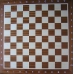 Szachownica drewniana dwustronna szachy+warcaby 100 polowe  ( S-8/damka )